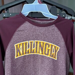 Holloway Maroon and Heather Long Sleeve Tee